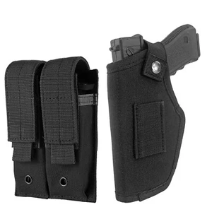 Tactical Concealed Gun Holster IWB/OWB Holster with MOLLE Single Magazine Pouch - Picture 1 of 12