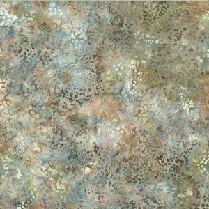 Hoffman - Bali Batik - Woodland By Mckenna Ryan - Fish Texture - Sage, BTY - Picture 1 of 4