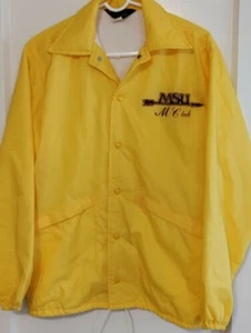 Midwestern State University Jacket Small MSU Indians M Club Arrow Pla-Jac - Picture 1 of 9