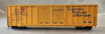 Roundhouse HO Scale Longview Portland & Northern 50' Double Door Box Car 52000 - Image 1 of 4