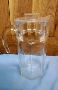 Vintage Luminarc W/lid Pitcher Jug Glass France Cristal D’Arques,Arc Int - Picture 1 of 8