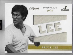 2024 Bruce Lee Keepsake Edition 50th Anniversary #93 Cutout Patch Relic /50 SSP - Bild 1 von 2