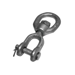 3/8" Jaw & Eye Swivel Marine Mooring Galvanized 2250 LBS WLL - Picture 1 of 5