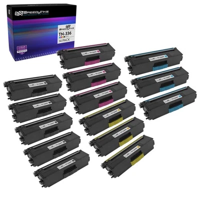 Juego de 14 paquetes de cartuchos de tóner de impresora TN336 HY negro y color para Brother MFC-L8600CDW Foto 1 de 4