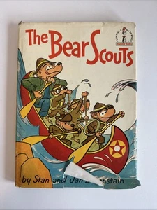 1967 1st ed THE BEAR SCOUTS Berenstain DUST JACKET 195/195 First Print B46 - Picture 1 of 13