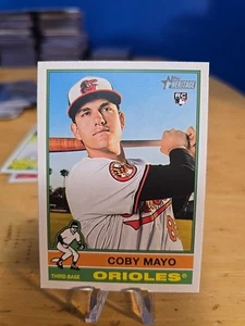 2025 Topps Heritage Coby Mayo Rookie Baltimore Orioles - Picture 1 of 2