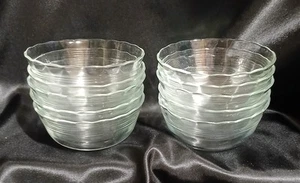 Vintage Scalloped Edge 300ml. #464 Pyrex Pudding Dessertschalen 10 Stück - Bild 1 von 6