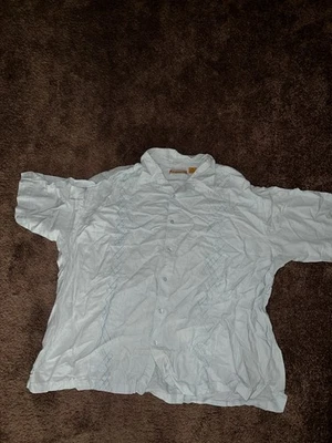 This is a Havanera Co. Hombre Manga Corta Camisa Abotonada 3x Foto 1 de 2