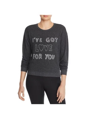 SPIRITUAL GANGSTER Womens Black Embroidered Graphic Sweatshirt XS - Image 1 of 4