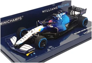 Minichamps 1/43 417 211363 F1 Williams Mercedes FW43B 2nd Belgian GP 2021 Russel - Picture 1 of 5