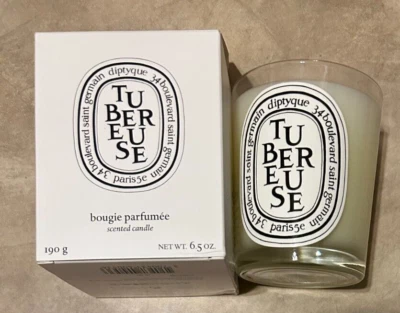 Vela tarro perfumado Diptyque Tubereuse 6,5 oz 190 g NUEVA en caja Foto 1 de 2