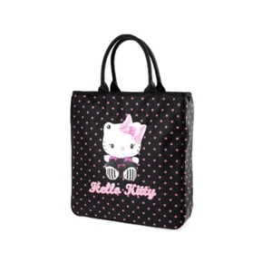 Hello kitty by camomilla - Sac Shopping 42 x 39 x 9.5 cm Dotty - Noir Pois Rose - Picture 1 of 1