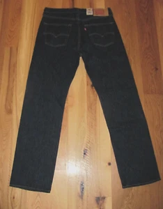 Jeans Levis 501 Nuevos con Etiquetas Algodón Azul Denim Botón Frontal Para Hombre 34 x 32 (Mar2-ee) - Imagen 1 de 10