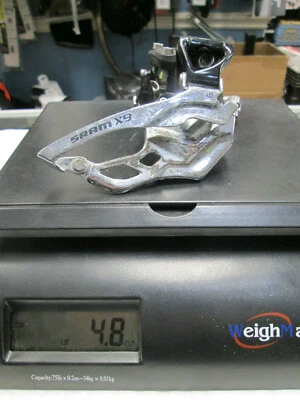 SRAM X9 Bottom Swing Dual Pull 35mm Clamp 2x10 Double Front Derailleur 45T - Image 1 of 4