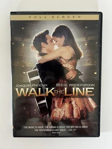 New Walk the Line DVD Full Screen Reese Witherspoon Joaquin Phoenix Johnny Cash - Picture 1 of 3