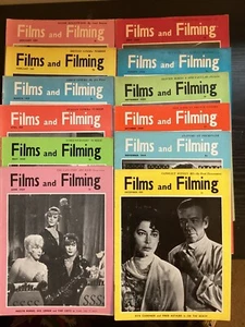 FILMS AND FILMING MAGAZINE FULL YEAR SET OF 12. 1962 - Picture 1 of 1