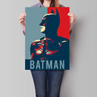 Batman Poster Iconic Stylized Stencil Comics Wall Deco A2 A3