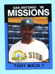 1988 Best Cards - Minor League -San Antonio Missions - Tony Mack - Box 218 - Picture 1 of 2