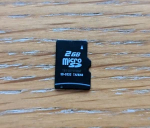 Karta Micro SD 2 GB - karta pamięci do telefonu komórkowego, aparatu cyfrowego itp. - Zdjęcie 1 z 1
