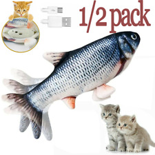 Floppy Moving Fish Cat Toy Realistic Interactive Cat Kicker Crazy Dancing Toy US