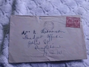 AUSTRALIA-(-1945-)-BONDI JUNCTION COVER TO-SINGLETON-# 104 - Picture 1 of 2