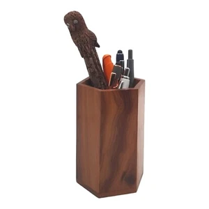 Stiftehalter aus Thuja Wurzelholz – Einzigartige Eleganz für Ihren Schreibtisch - Bild 1 von 7