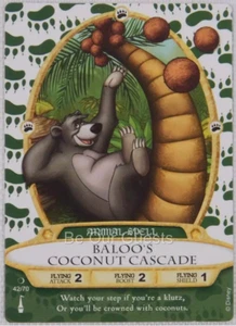 Disney Sorcerers the Magic Kingdom Card 42 Baloo's Coconut Cascade New - Picture 1 of 2