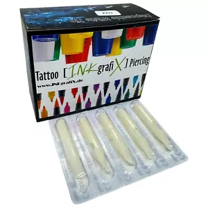 INKgrafiX® - Einweg-Spitzen RUND - 50 Stück - 9R (Für RL, RS)- Tattoo-Sudio -DE - Bild 1 von 4