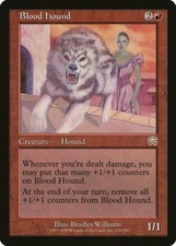 Magic MTG Tradingcard Mercadian Masques 1999 Blood Hound 176/350