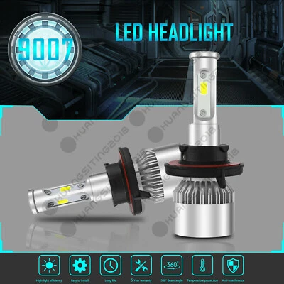 White 9007 LED Headlight Bulbs Kit Headlamp Lamps MP For VOLVO VN / VNL / VNM - Image 1 of 4