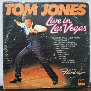 Tom Jones Live In Las Vegas Rare LP Vinyl Record 1969 EX - Imagen 1 de 7