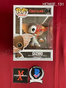 Howie Mandel autografato firmato Gizmo Funko Pop #04 Gremlins Beckett COA - Foto 1 di 4