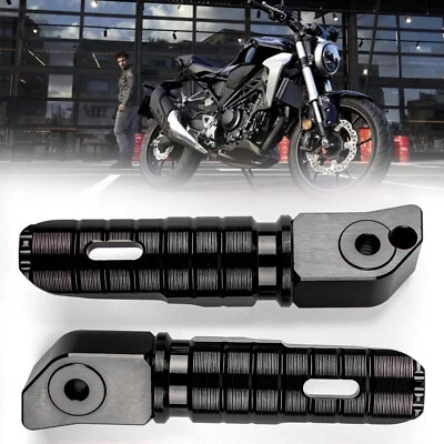 Rear Footrests Foot Peg for HONDA CBR600RR CBR250RR CBR1000RR CB1100 CBR900 BLK Foto 1 de 4