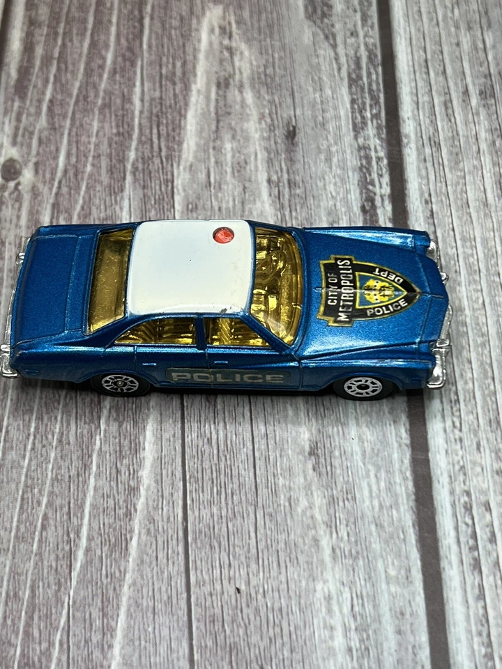 Rare Corgi Juniors #17 Superman City of Metropolis Police Car Buick Regal Blue - Image 1 of 3