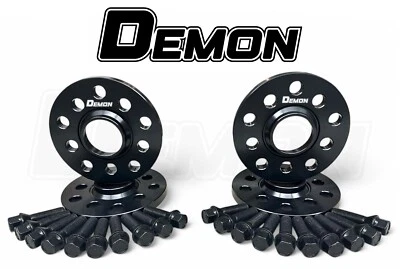 Espaciadores y pernos de rueda negros DEMON 2x12 mm 2x15 mm MINI Cooper 14+ - Imagen 1 de 2