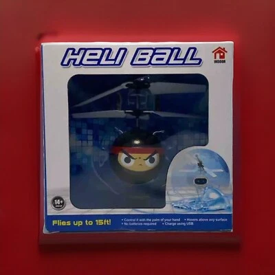 Heli Ball Ninja Indoor Flying Sphere USB Charger By Five Below Inc New & Sealed - Image 1 of 4