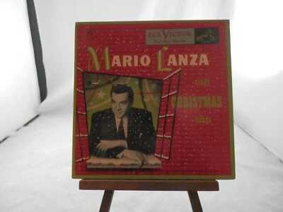 MARIO LANZA    "SINGS CHRISTMAS SONGS"  VG+  PLAY-GRADED  4X7" BOX PLUS BONUS - Image 1 of 3