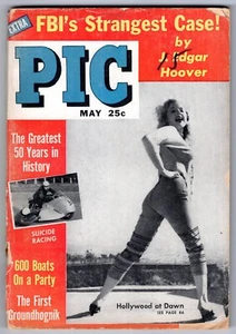 PIC May 1958 Russ Meyer CARTOONIST Tempest Storm JAYNE MANSFIELD Digest Magazine - Imagen 1 de 2