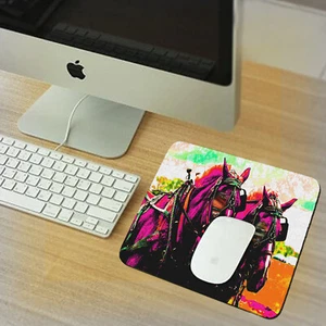 Belgisches Zugpferdegeschirr Mousepad Gummi rechteckig dick - Bild 1 von 1