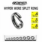 Owner Hyper Wire Stainless Steel Split Ring 5196 - Choose Size / Finish
