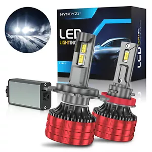 H11 H7 H4 9005 9006 H1 H13 LED Headlight Bulbs High Low Beam Conversion Kit 250W - Picture 1 of 20