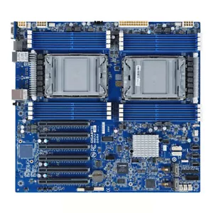 GIGABYTE MD72-HB3 rev.1.x LGA4189 128GB DDR4 VGA Server Motherbroad Intel C621A - Picture 1 of 3