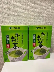 Ito En Japanese Oi Ocha Green Contains Matcha 20 Teebeutel (36g) ×2 Boxen - Bild 1 von 5