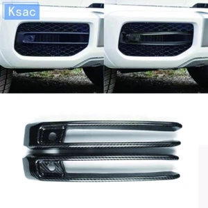 For Mercedes G-Class W463a W464 G63 Carbon Front Bumper Air Vent Trim 2019-2024 - Picture 1 of 16