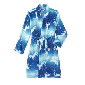 Unicorn Robe Size 7-8, 10-12 Girls Pajamas Fleece Bathrobe NEW NWT Medium, Large
