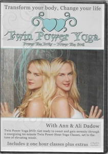 TWIN POWER YOGA ~ ANN & ALI DADOW ~ 2 DVD SET 2011 BRAND NEW - Picture 1 of 2