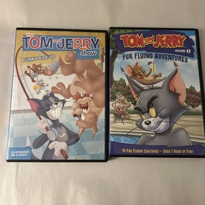 Tom And Jerry- Funny Side Up DVD 2 Discs Fur Flying Adventures VOL 1 DVD Cartoon - Picture 1 of 16