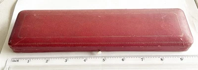 ¿Cuero antiguo? Joyero, Pulsera o Collar, Madreperla Pulsador Foto 1 de 4