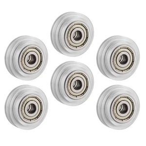 6 Pcs Pulley Accessories Office Printer Roller Wheel Ball Bearings - Afbeelding 1 van 12