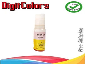 DC GI-11 Gelb Tinte Nachfüllflasche für Canon PIXMA Mega Tank G2160 G3160 - Bild 1 von 2